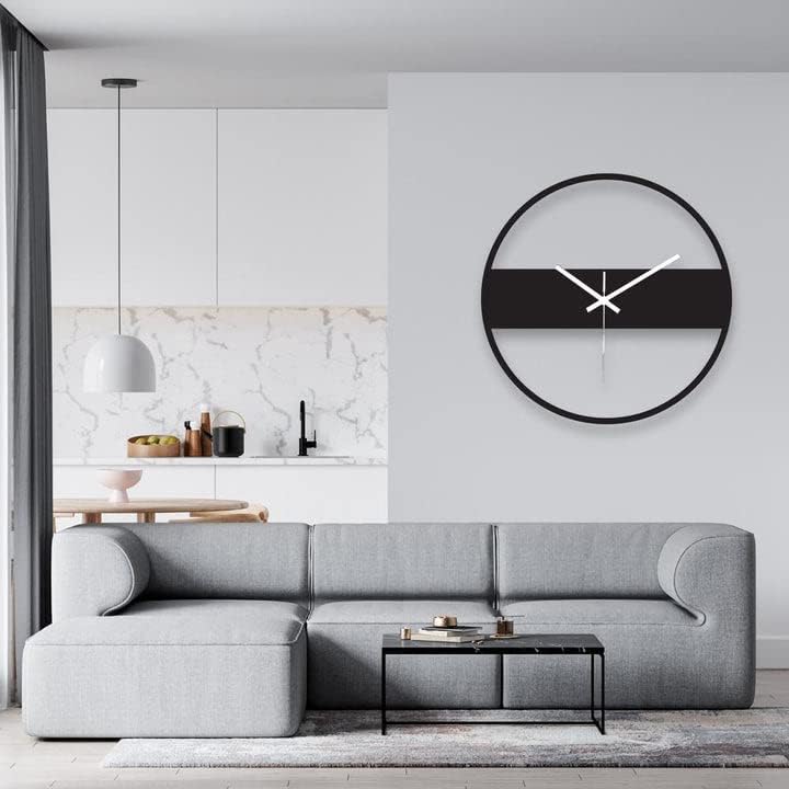 Sleek Line 3D Wall Clock L (24×24)