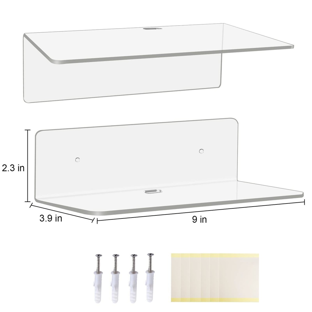 Acrylic Shelves set of 4PCS .