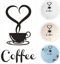 Coffee Cup With Heart Wall Art(Small)