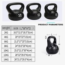 Kettlebells AGYH Kettlebells(1 PC), 2kg(MULTI COLOR)