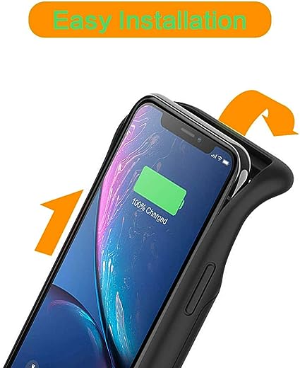 iPhone XR Battery Case BLACK 4000MAH