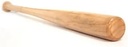 Genuine Solid Beech Wood Baseball Bat - 27 Inch 23 Oz - Tball Bat