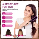 Hot Comb Ceramic Hair Straightener Brush, for Professional Salon At Home