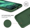 IPHONE 11 PRO MAX SILICONE DARK GREEN COVER