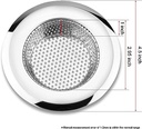 2pcs Stainless Steel Kitchen Sink Strainer