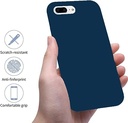 Silicone case for iPhone 7 Plus / 8 Plus - Blue Cobalt