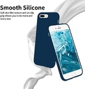 Silicone case for iPhone 7 Plus / 8 Plus - Blue Cobalt