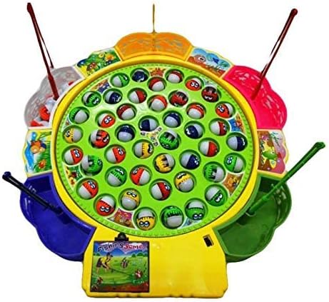 Fishing Game Toys - 45 Fishes with 5 Rods