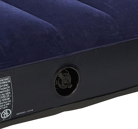 Intex Dura-Beam Standard Fiber-Tech Technology Airbed, Blue