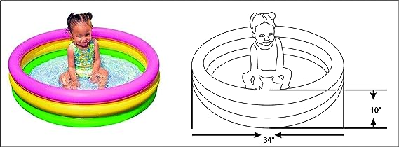 Intex sunset glow baby pool - 57107