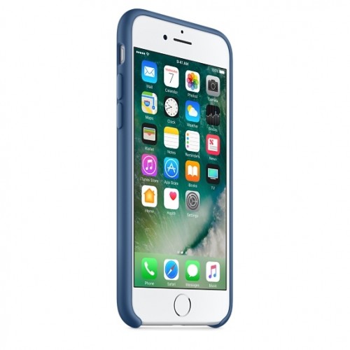 IPHONE 6 SILICONE CASE BLUE