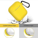 APPLE AIRPODS SILICONE CASE YELLOW(A sto