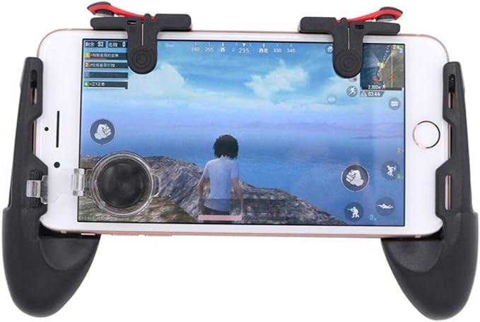 SKEIDO 4 In1 PUBG Mobile Gamepad L1R1 Button Joystick Phone PUGB