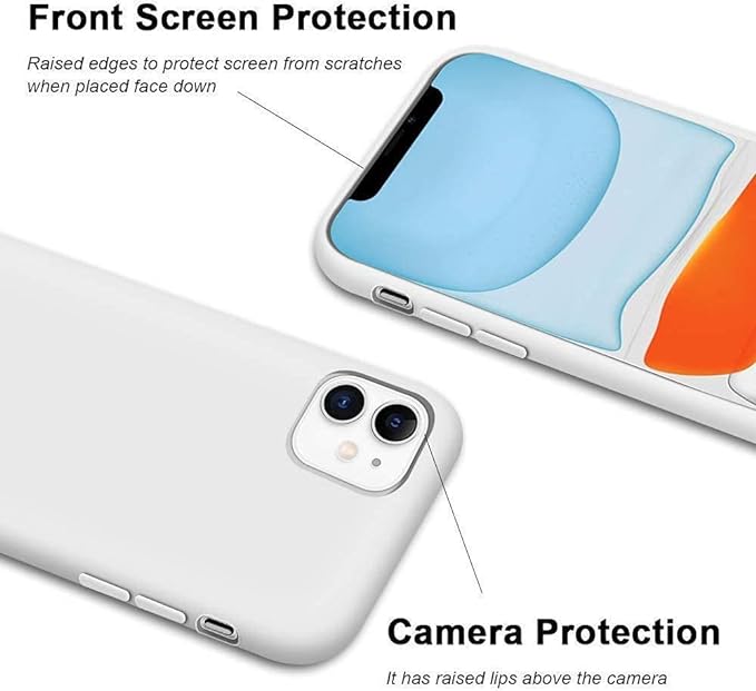 IPHONE 11 PRO SILICONE CASE WHITE