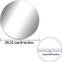 8 inch -  Pack of 3 - Mirror