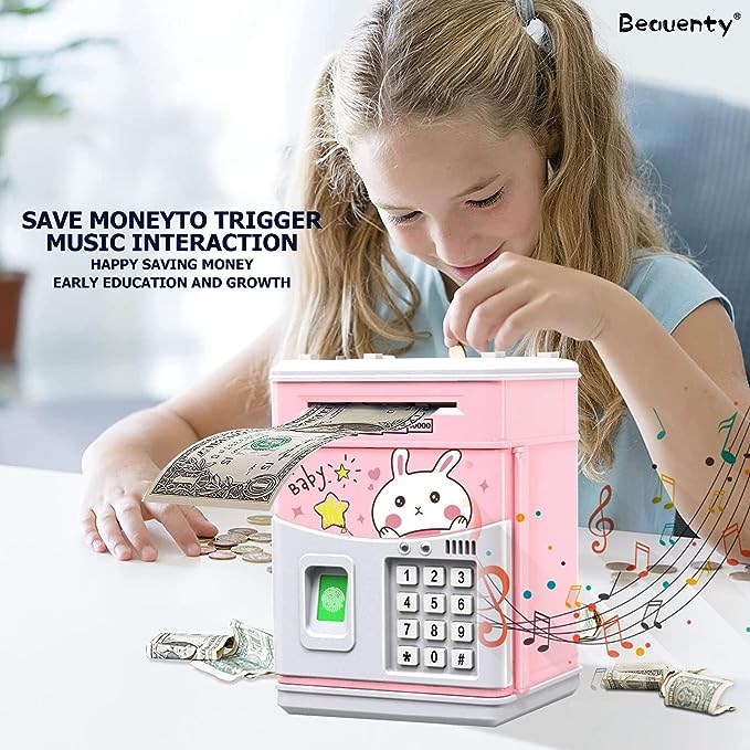 ATM FINGER SAVING POT(‎19.5 x 12 x 12.5 cm)(MULTI COLOR)