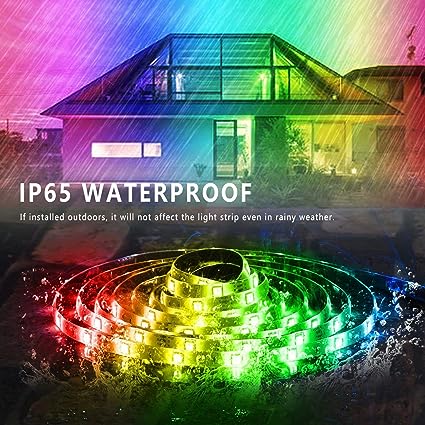Color Changing RGB Led Light Strips with Remote (5M)