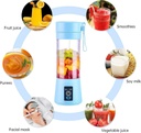 6 Blades Portable USB Blender mini Blender(MIX COLOR)