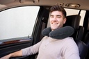 NECK PILLOW Travel Pillow, (MULTI COLOR)Black