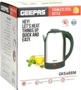 GEEPAS ELECTRIC KETTLE GK5466, 1.8 Liter, 1500 Watts, Silver