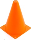 FOOTBALL CONES 18CM PACK OF 6(GK