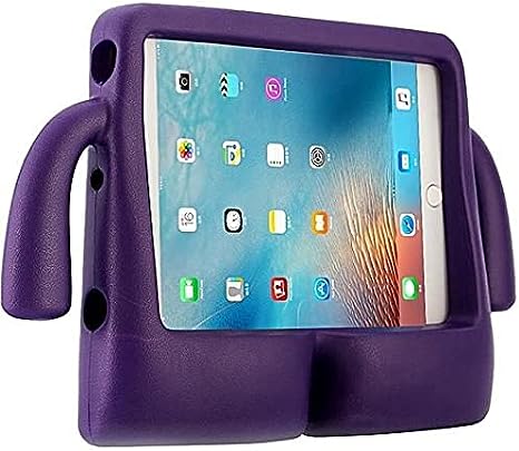 Kids Cover Case for Apple IPad Air1/ IPad Air 2 / IPad 9.7 inches 2017 / IPad 9.7 inches 2018 (Purple)