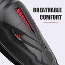 4Pcs Adult Knee Pads Elbow Pads Adjustable Knee Cap Pads Protector Elbow Armor for Motorcycle