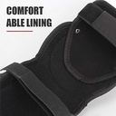 4Pcs Adult Knee Pads Elbow Pads Adjustable Knee Cap Pads Protector Elbow Armor for Motorcycle