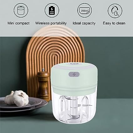 Electric Garlic Chopper Mini Machine