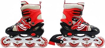 Skating Shoe, Skate Shoe All Size 31-42 (Red, 35-38)