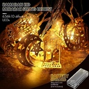 Operated Ramadan Festival Lights for Outdoor Home Decoration Party Supplies