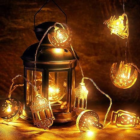 Operated Ramadan Festival Lights for Outdoor Home Decoration Party Supplies