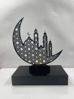 Acrylic Moon wit Masjid Stand