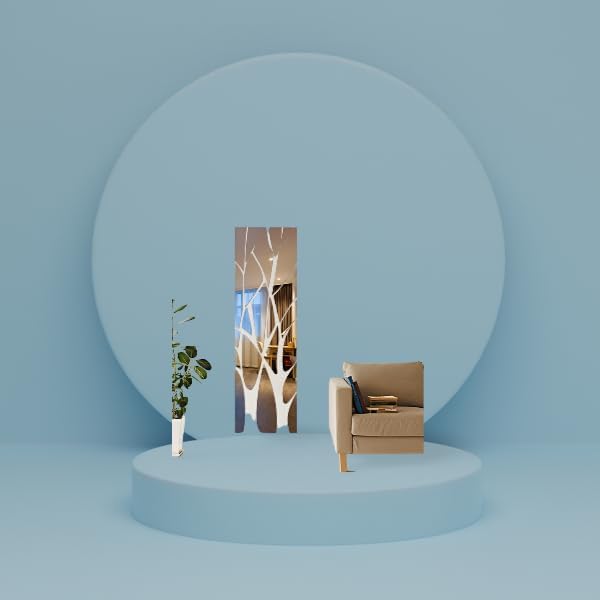 3D Mirror Wall Acrylic Tree Shaped Mirror