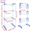 3 Layer Clothes Drying Rack[66D x 73W x 169.5H centimeters](1