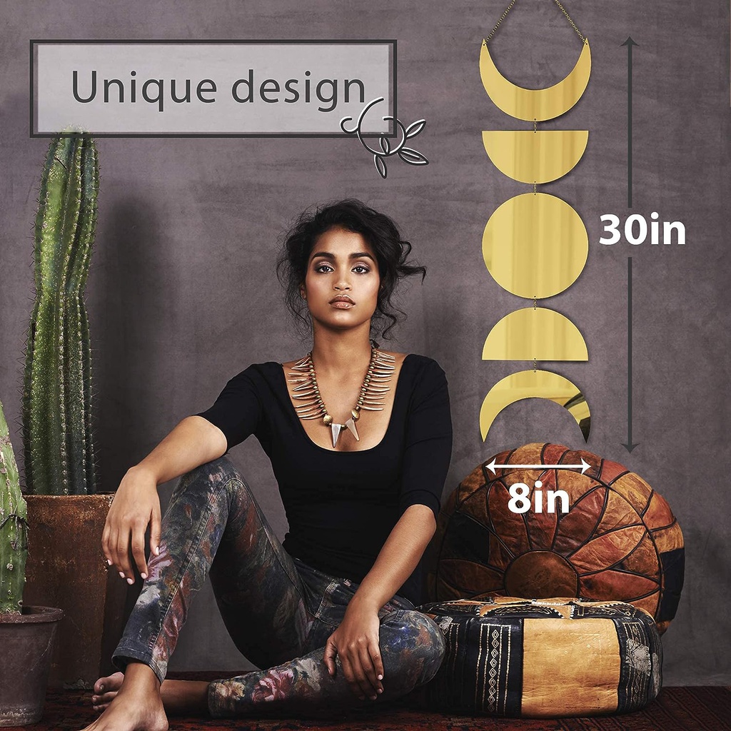 Moon Cycle Wall Decor | Acrylic Decorative Moon