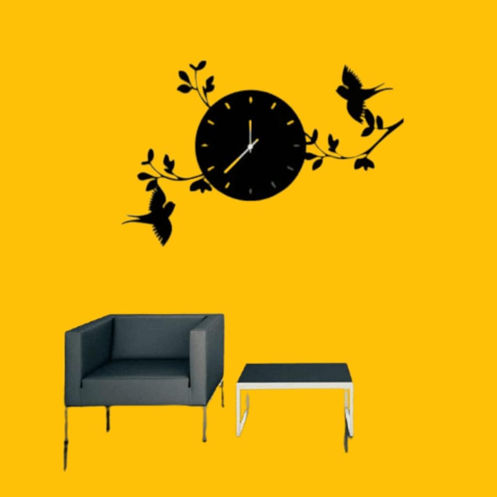 Birds on Branches DIY 3D Wall Clock (M)