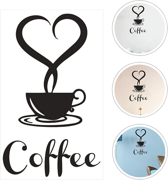 Coffee Cup With Heart Wall Art(Large)