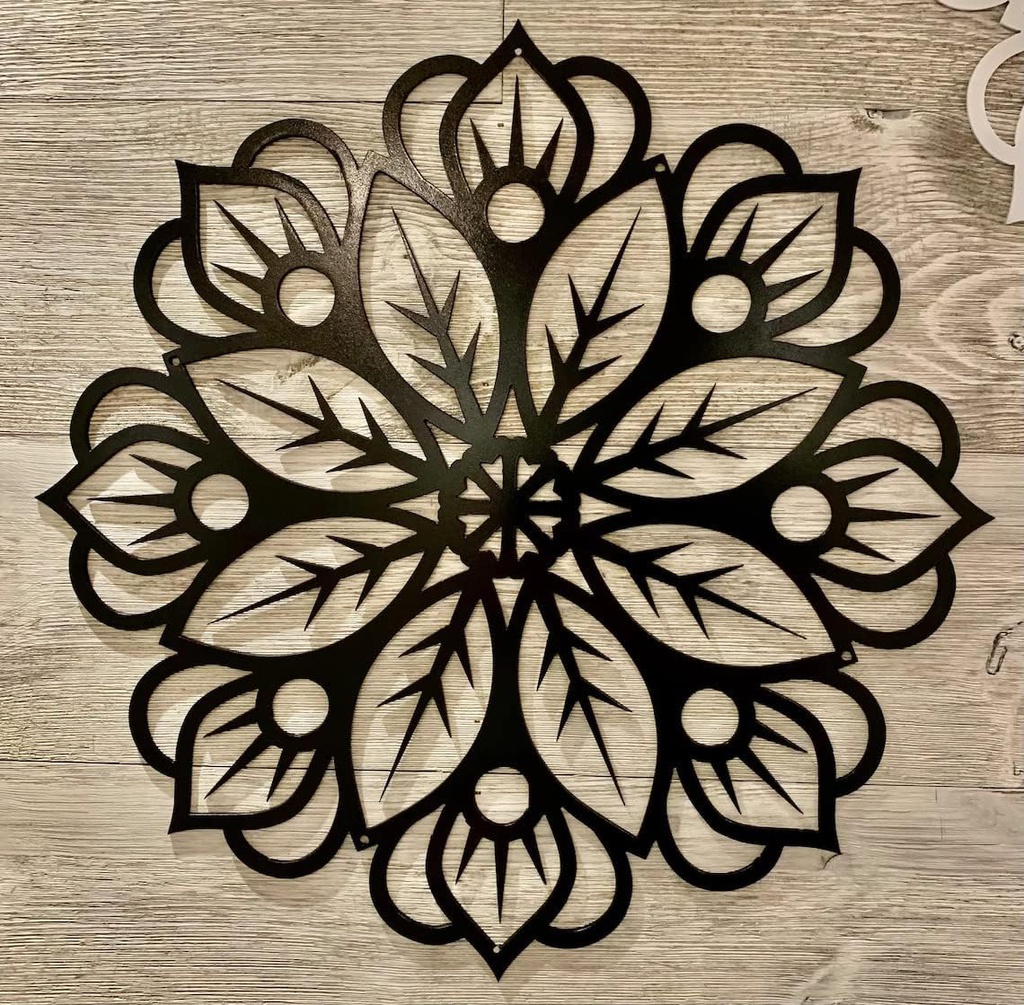 Floral Mandala Wall Art (M)