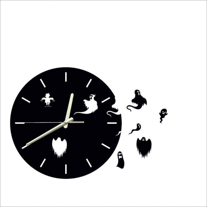 Halloween Ghosts 3D Wall Clock M (18×18)