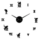 Kitty Wall Clock L (48×48)