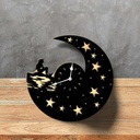 Mermaid & Stars 3D Wall Clock  L (24×24)