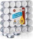 100 PCS TEA LIGHT CANDLE white