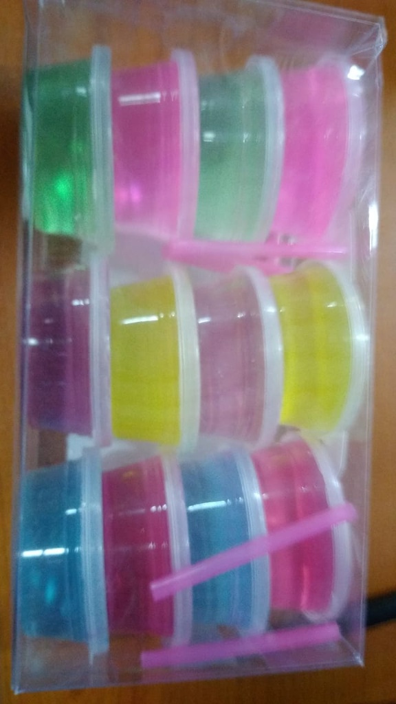 12 PCS CRYSTAL MUD JELLY