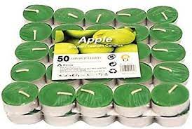 50 PIECE APPLE SCENT TEA LIGHT CANDLE