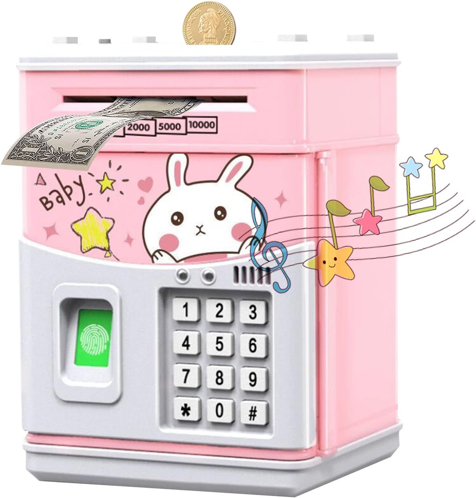 ATM FINGER SAVING POT(‎19.5 x 12 x 12.5 cm)(MULTI COLOR)