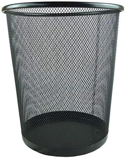 DUSTBIN STEEL Metal Mesh Dustbin for Office, School, Bedroom