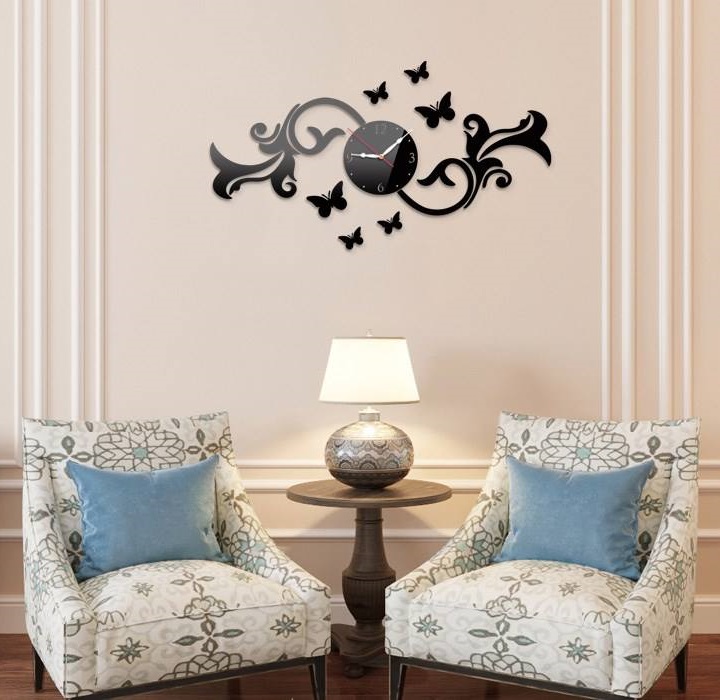 Fancy Butterfly Wall Clock(S)