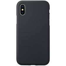 IPHONE X SILICONE CASE BLACK