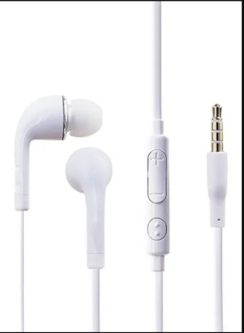 J5 In-Ear Earphones With Microphone White